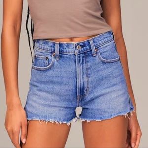 Abercrombie High Rise Mom Shorts